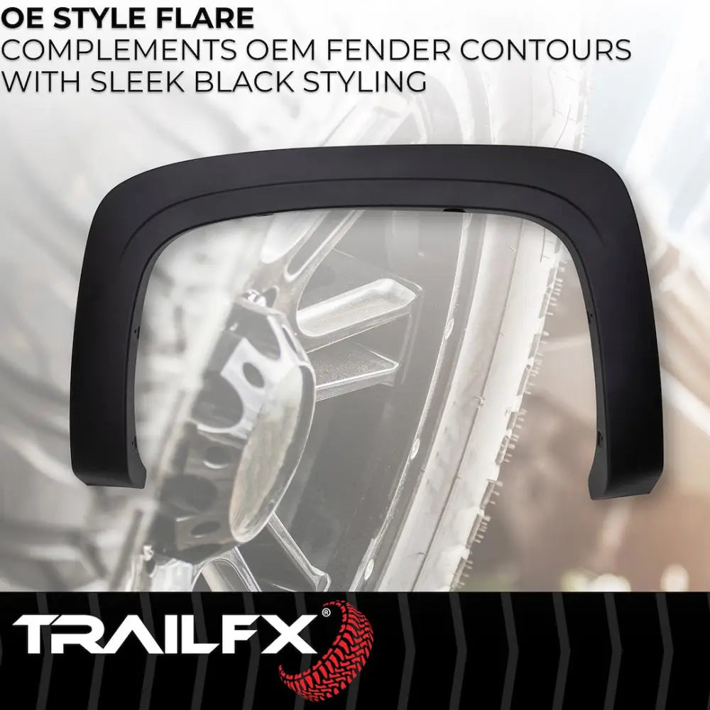 Trailfx Limited Lifetime Warranty Fender Flare TFC3001OE - OE Style Smooth Set