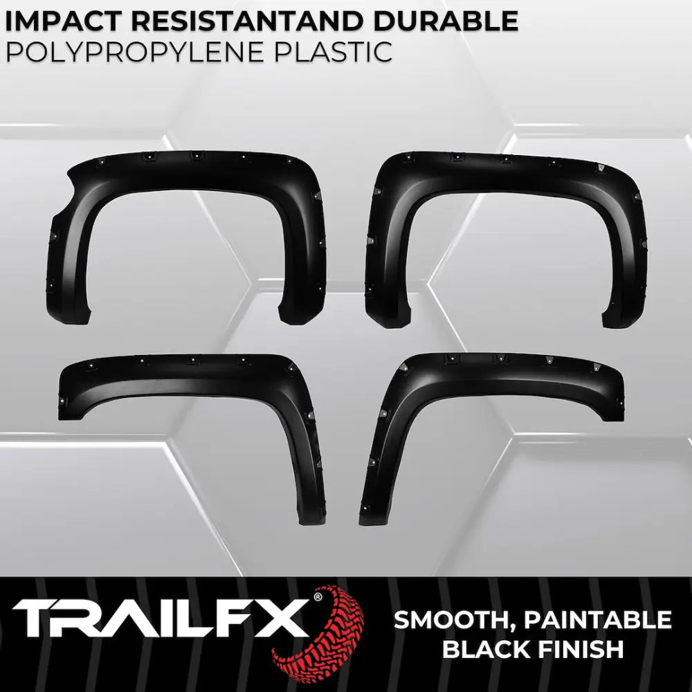 Trailfx Limited Lifetime Warranty Fender Flare TFC3003S - Pocket Style Smooth Set