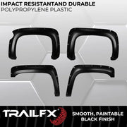 Trailfx Limited Lifetime Warranty Fender Flare TFC3003S - Pocket Style Smooth Set