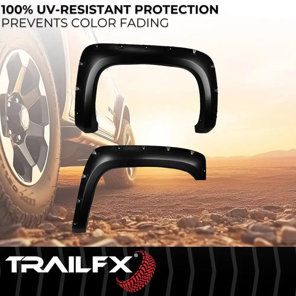 Trailfx Limited Lifetime Warranty Fender Flare TFC3003S - Pocket Style Smooth Set