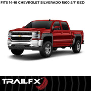 Trailfx Limited Lifetime Warranty Fender Flare TFC3004S - Pocket Style Smooth Set