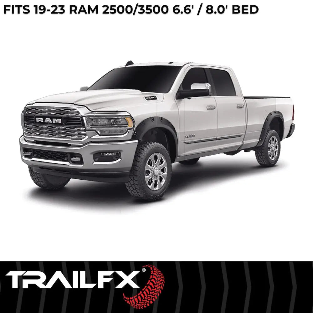 Trailfx Limited Lifetime Warranty Fender Flare TFD3006S - Pocket Style Smooth Set