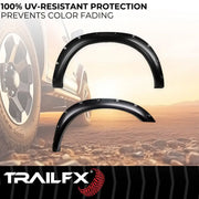 Trailfx Limited Lifetime Warranty Fender Flare TFD3006S - Pocket Style Smooth Set