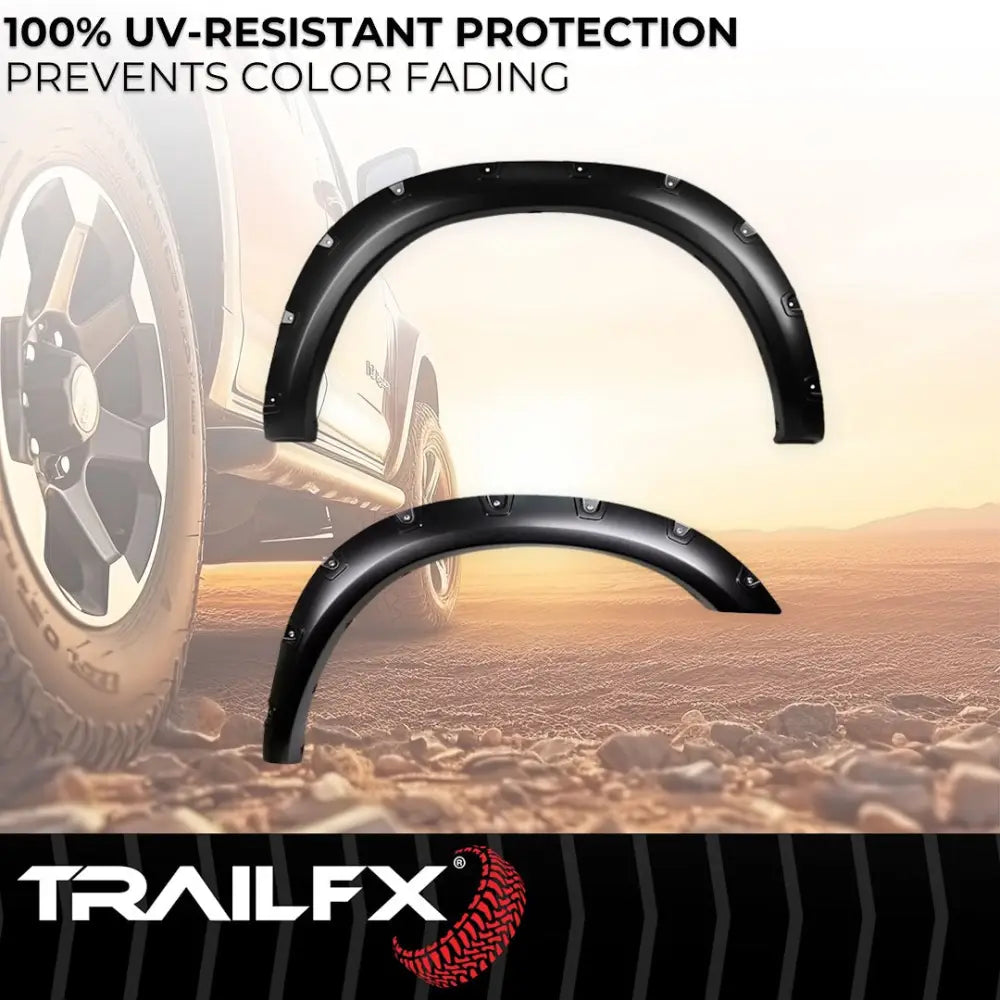 Trailfx Limited Lifetime Warranty Fender Flare TFD3006S - Pocket Style Smooth Set
