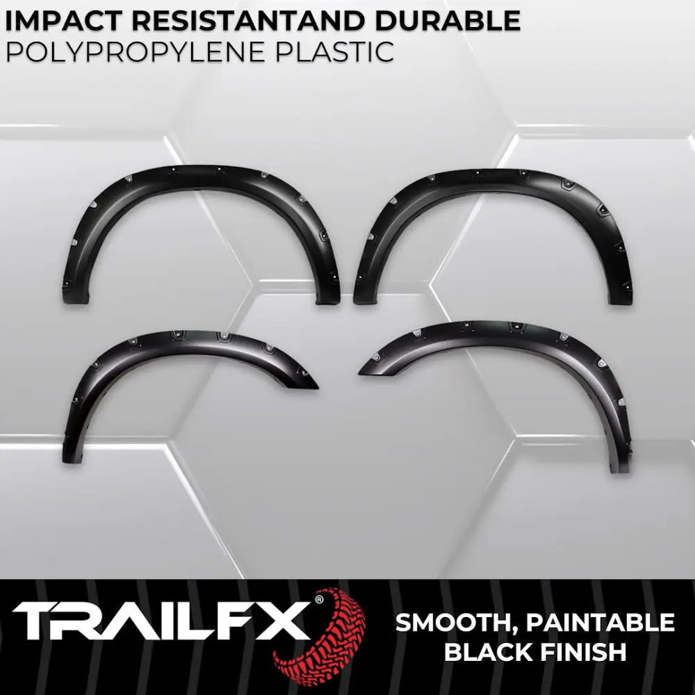 Trailfx Limited Lifetime Warranty Fender Flare TFD3006S - Pocket Style Smooth Set