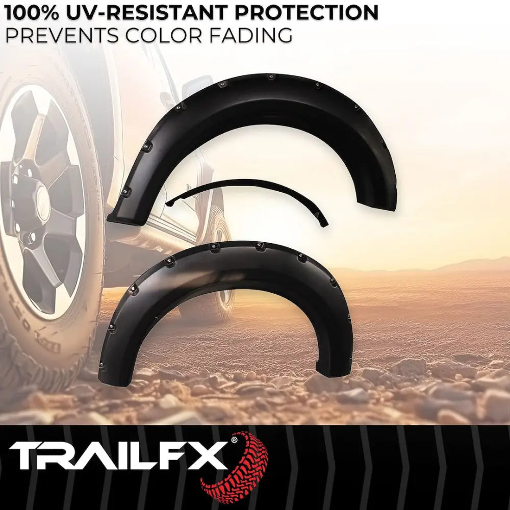 Trailfx Limited Lifetime Warranty Fender Flare TFF3002S - Pocket Style Smooth Set