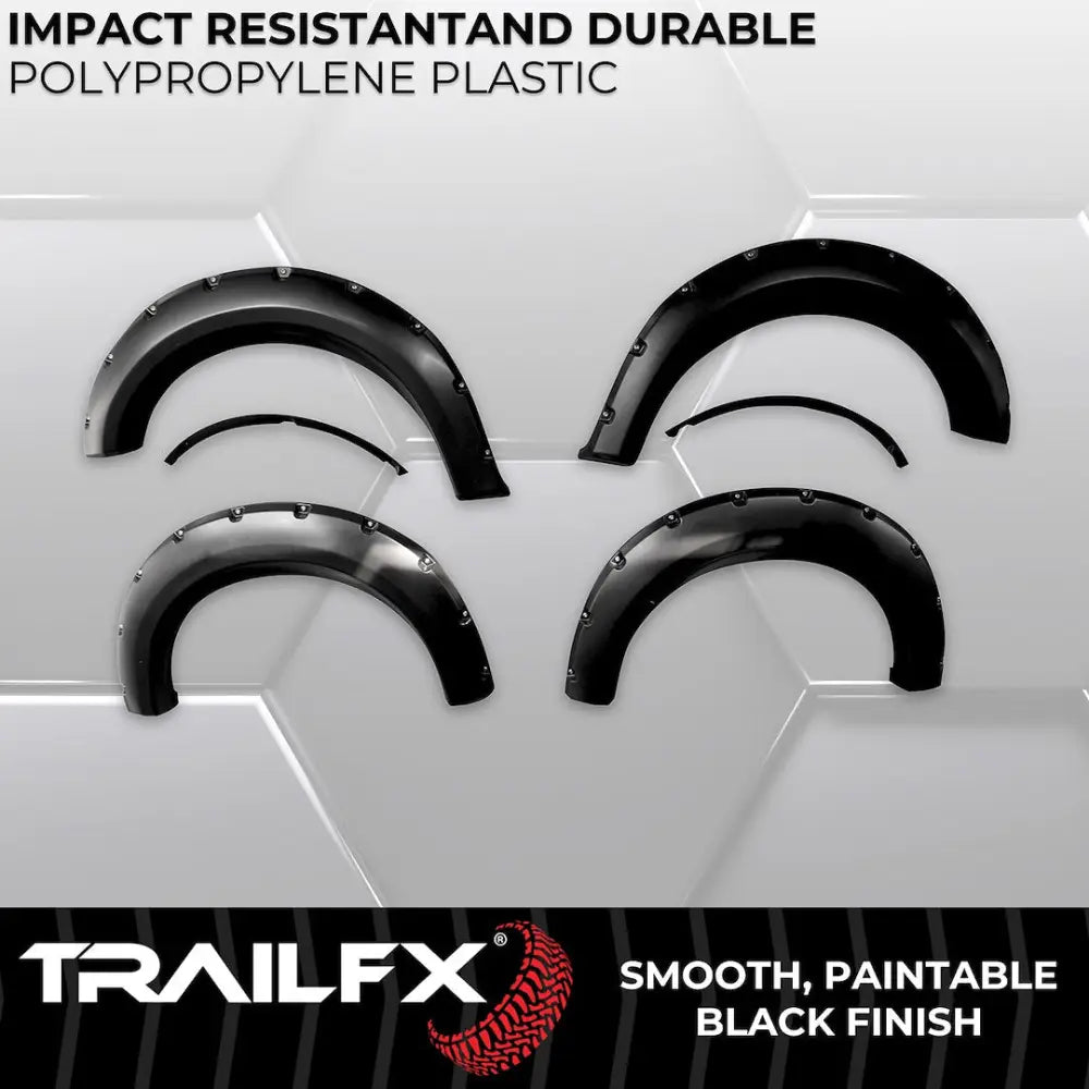 Trailfx Limited Lifetime Warranty Fender Flare TFF3002S - Pocket Style Smooth Set