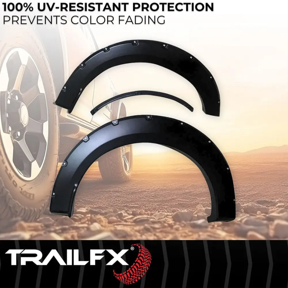 Trailfx Limited Lifetime Warranty Fender Flare TFF3003S - Pocket Style Smooth Set