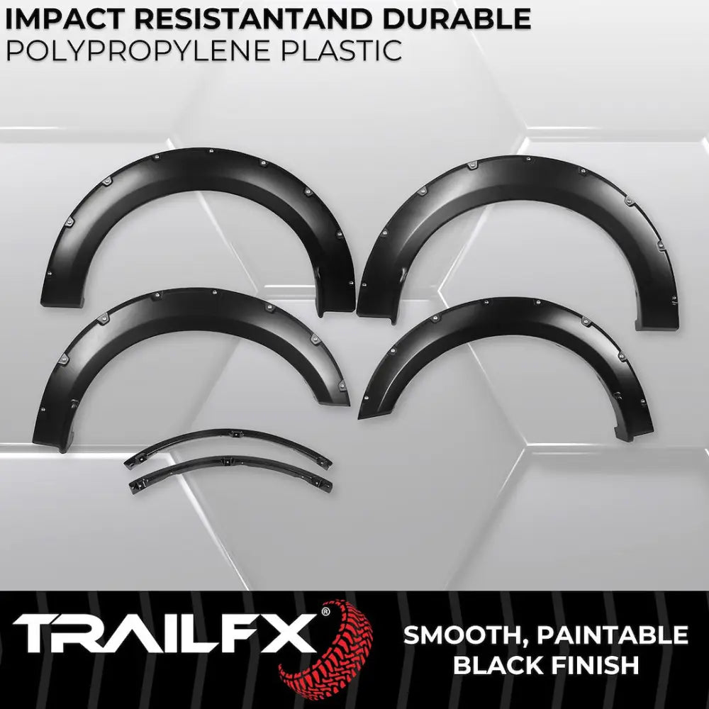 Trailfx Limited Lifetime Warranty Fender Flare TFF3006S - Pocket Style Smooth Set