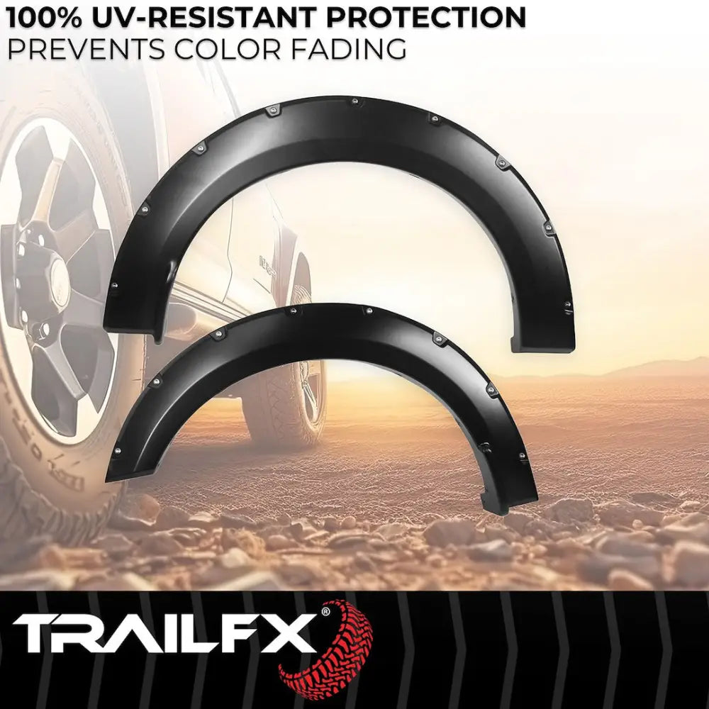 Trailfx Limited Lifetime Warranty Fender Flare TFF3006S - Pocket Style Smooth Set