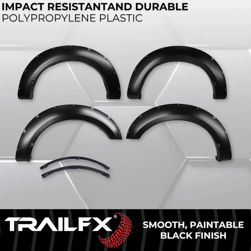 Trailfx Limited Lifetime Warranty Fender Flare TFF3007S - Pocket Style Smooth Set
