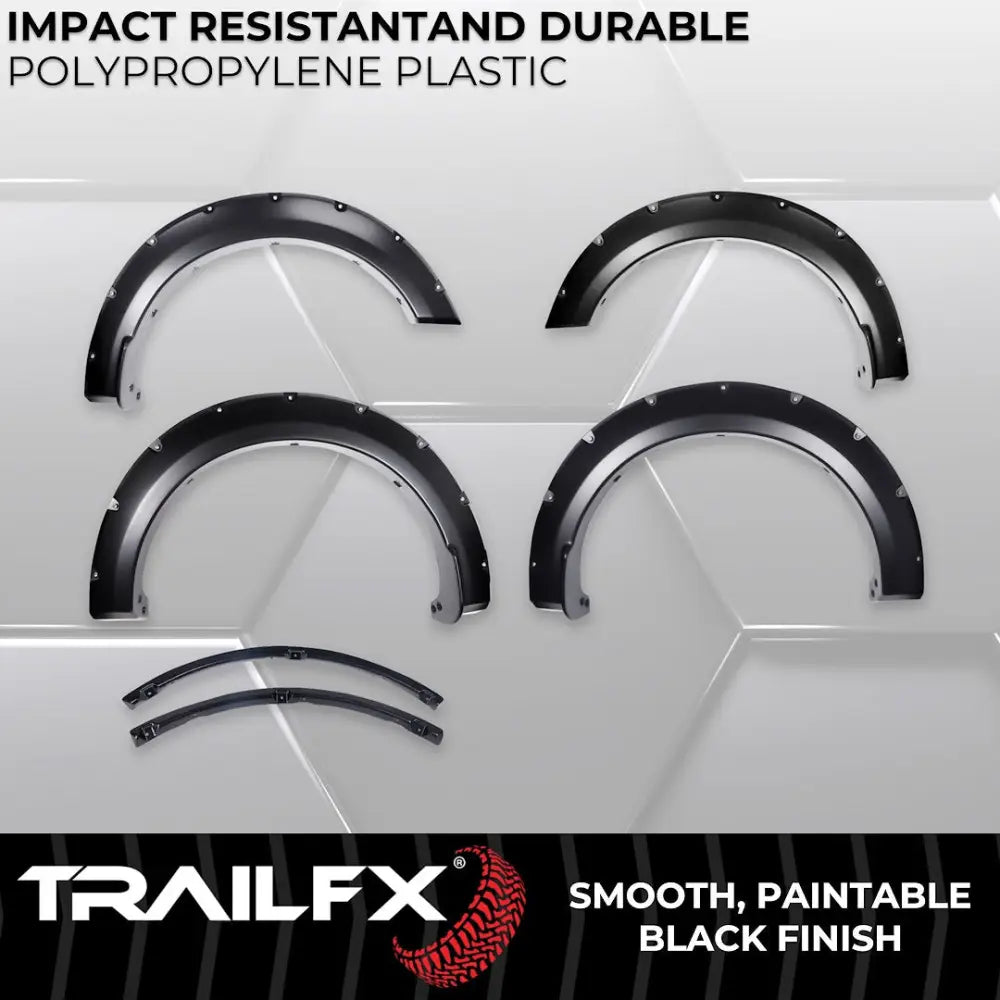 Trailfx Limited Lifetime Warranty Fender Flare TFF3011S - Pocket Style Smooth Set