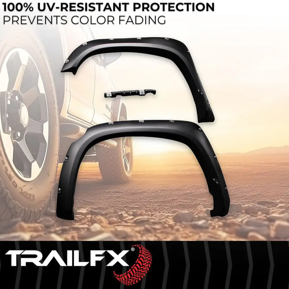 Trailfx Limited Lifetime Warranty Fender Flare TFT3002S - Pocket Style Smooth Set