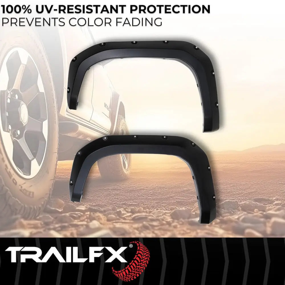 Trailfx Limited Lifetime Warranty Fender Flare TFT3005S - Pocket Style Smooth Set