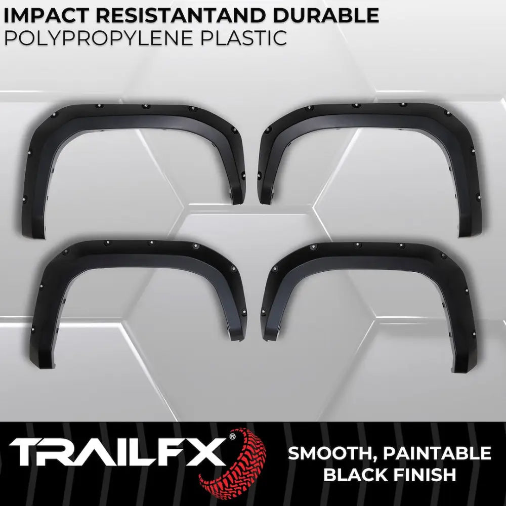 Trailfx Limited Lifetime Warranty Fender Flare TFT3005S - Pocket Style Smooth Set