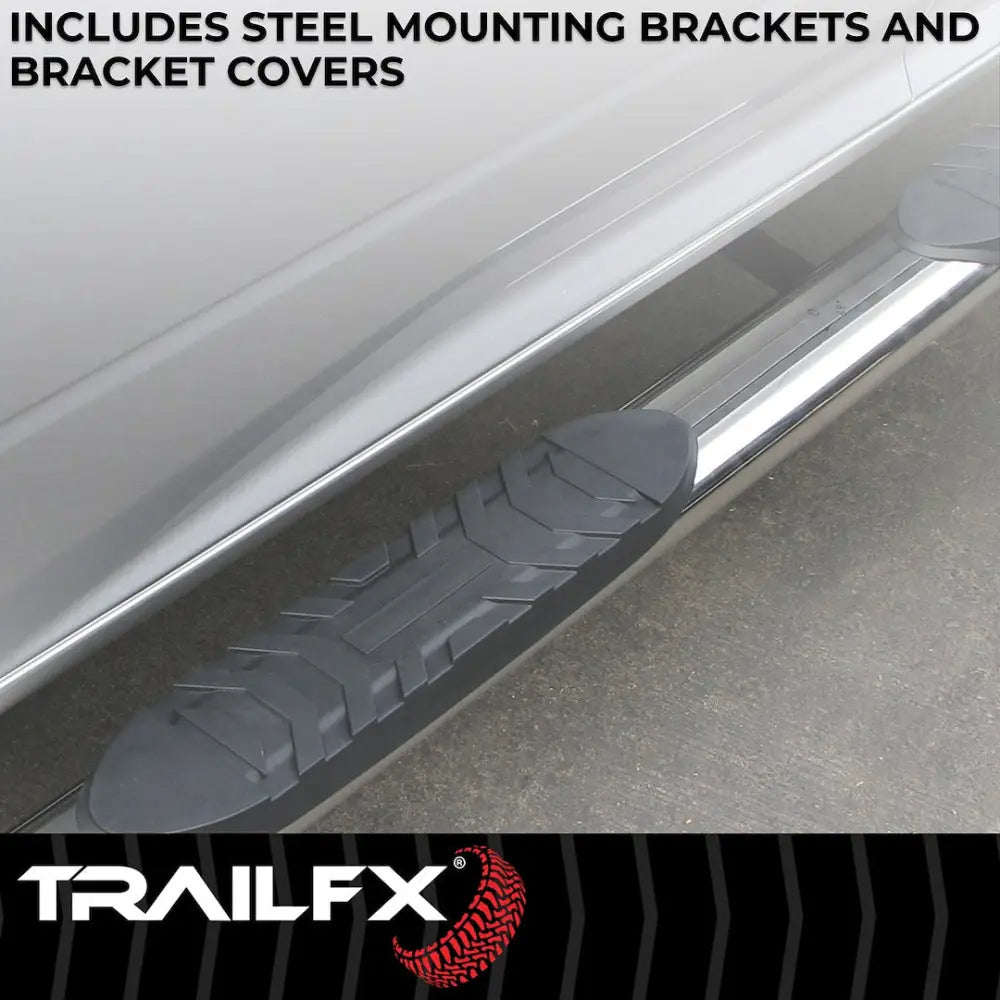 Trailfx Limited Lifetime Warranty Nerf Bar A1001S - Oval Bent End Pss
