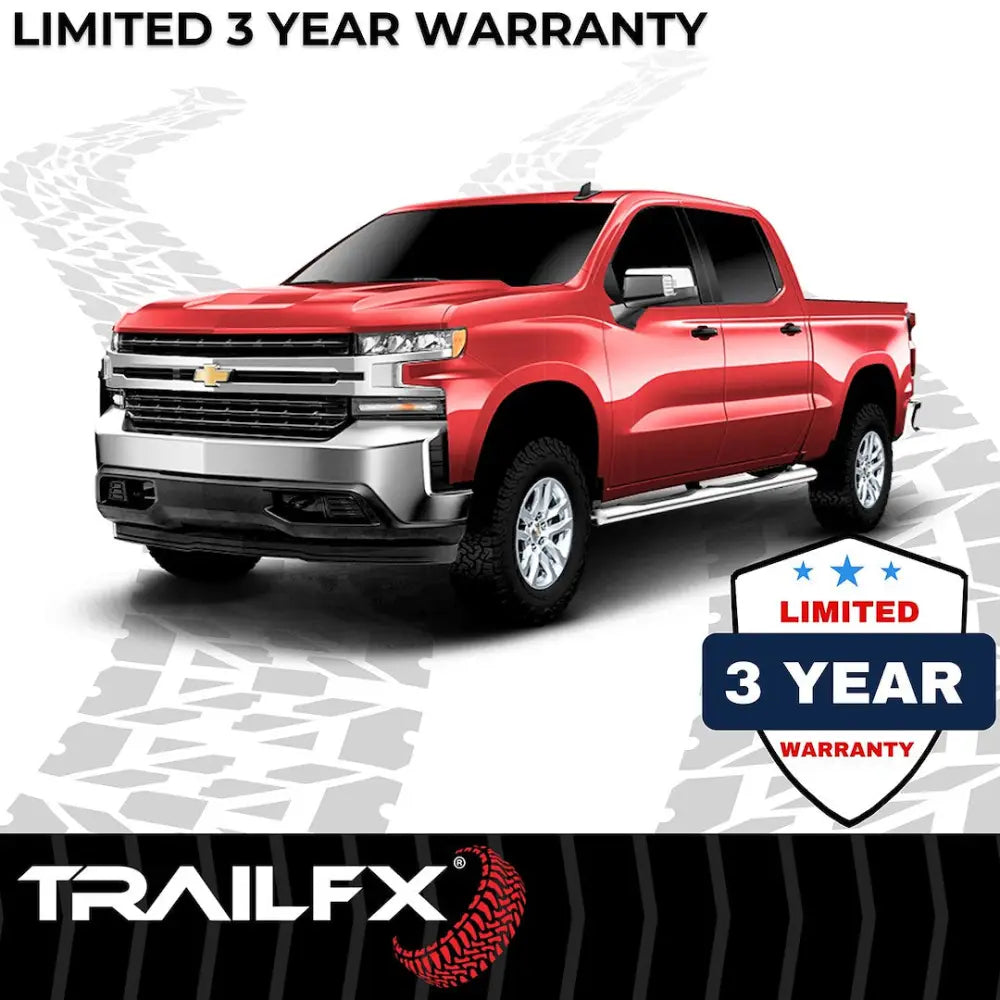 Trailfx Limited Lifetime Warranty Nerf Bar A1533S - Oval Straight Pss