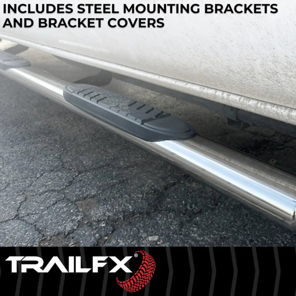 Trailfx Limited Lifetime Warranty Nerf Bar A7048S - Oval Straight Pss