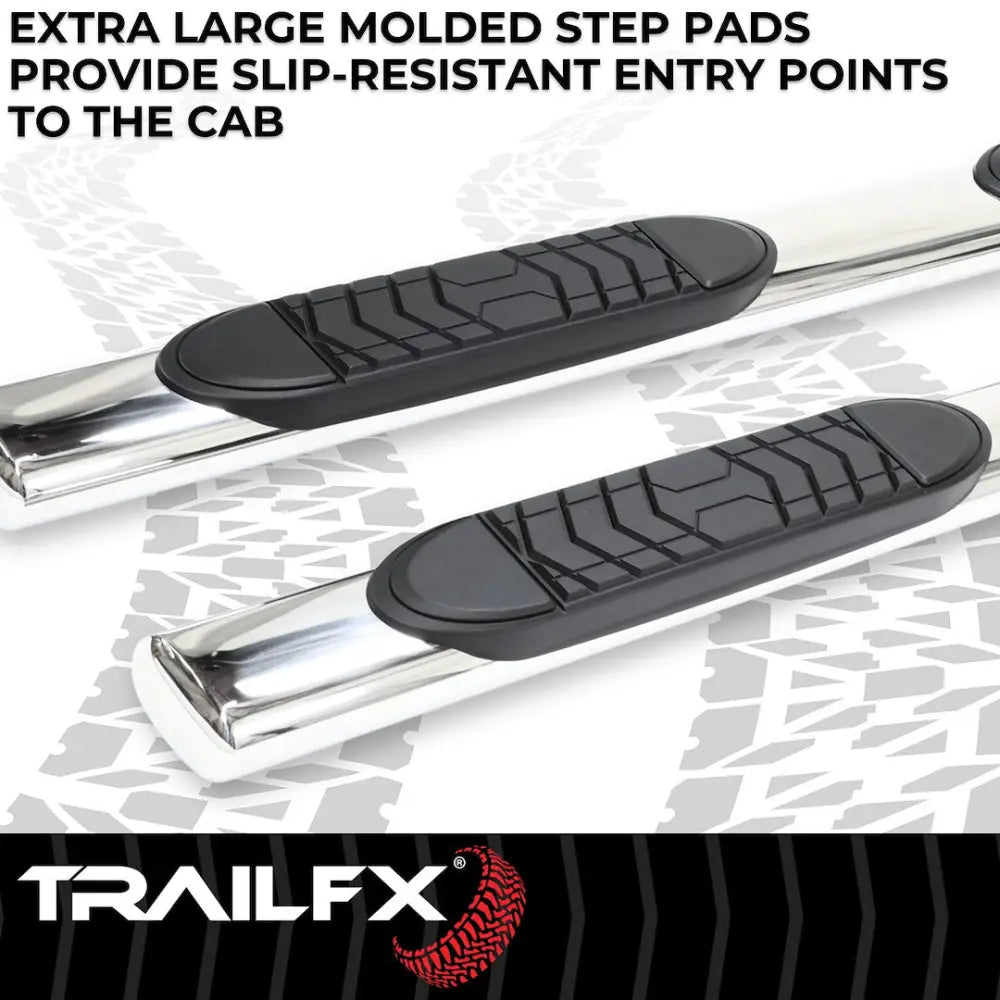 Trailfx Limited Lifetime Warranty Nerf Bar A7048S - Oval Straight Pss