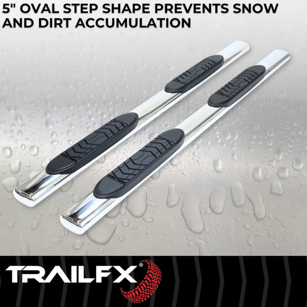 Trailfx Limited Lifetime Warranty Nerf Bar A7048S - Oval Straight Pss