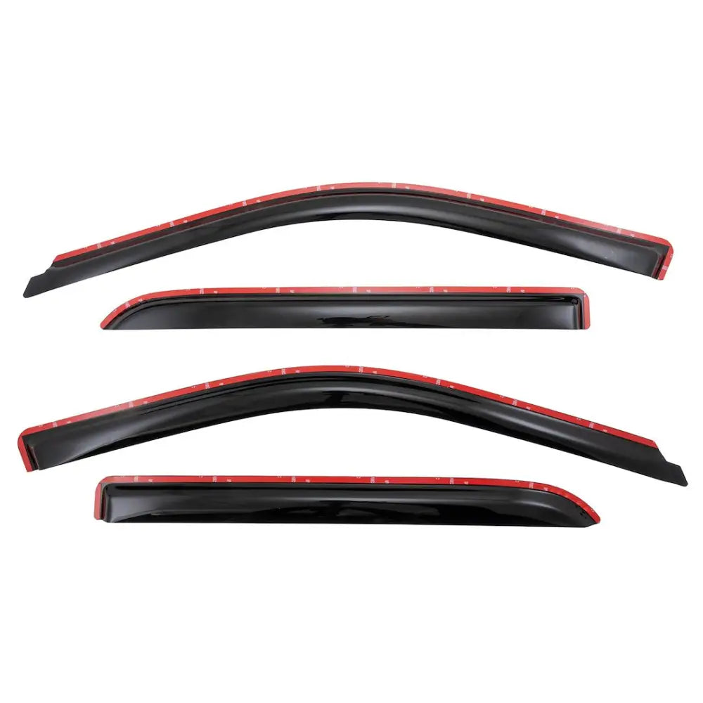 Trailfx Limited Lifetime Warranty Rainguard 4109IC - Smoke Tfx Inchannel Wndw Vents 4PC