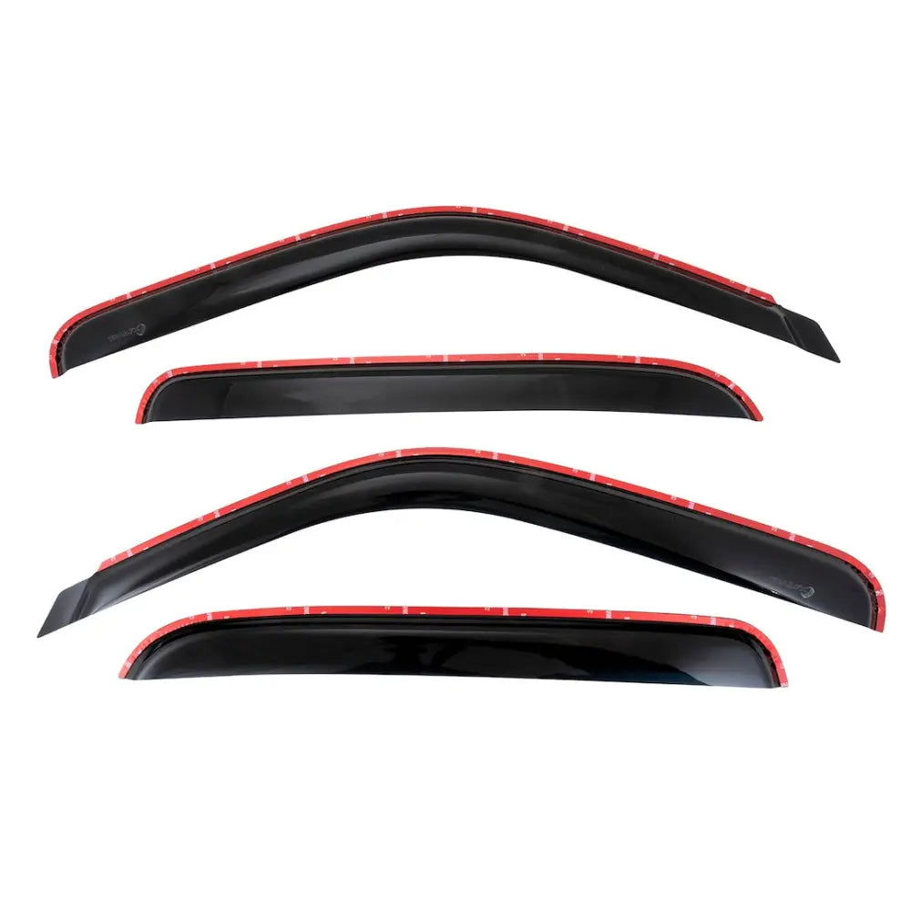 Trailfx Limited Lifetime Warranty Rainguard 4355IC - Smoke Tfx Inchannel Wndw Vents 4PC