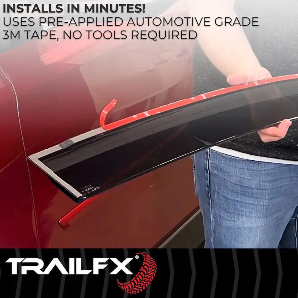 Trailfx Limited Lifetime Warranty Rainguard 4902H - Window Vent Rogue 21-25 4PC