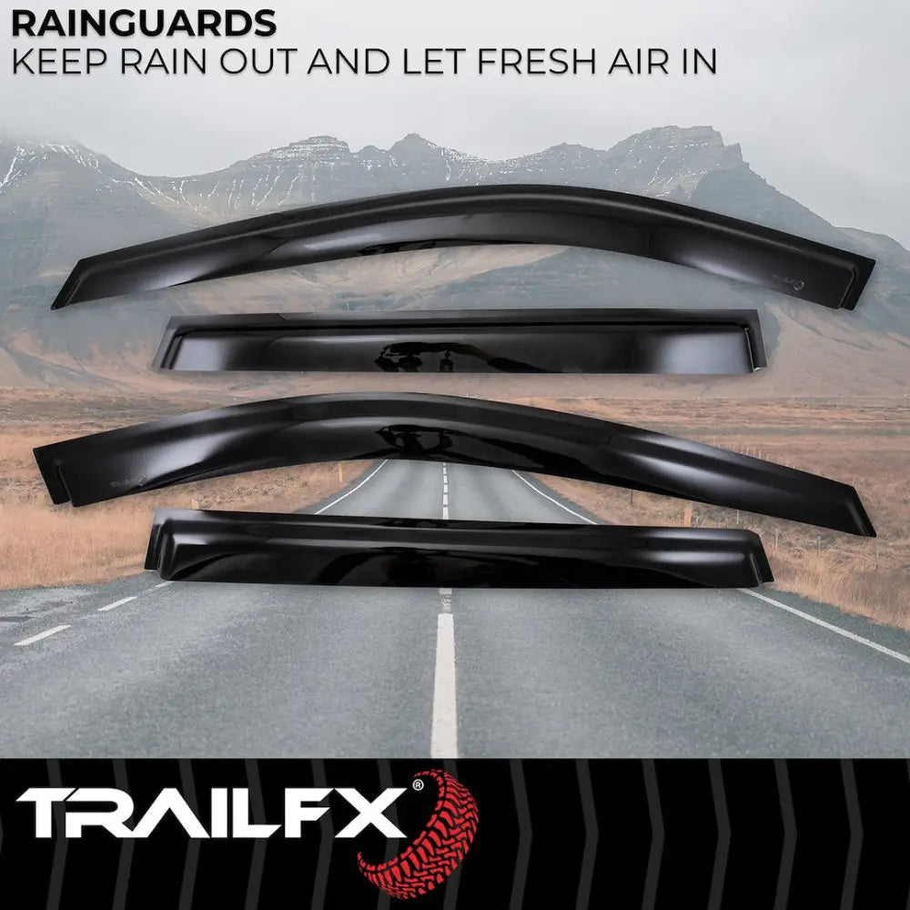 Trailfx Limited Lifetime Warranty Rainguard 4902H - Window Vent Rogue 21-25 4PC