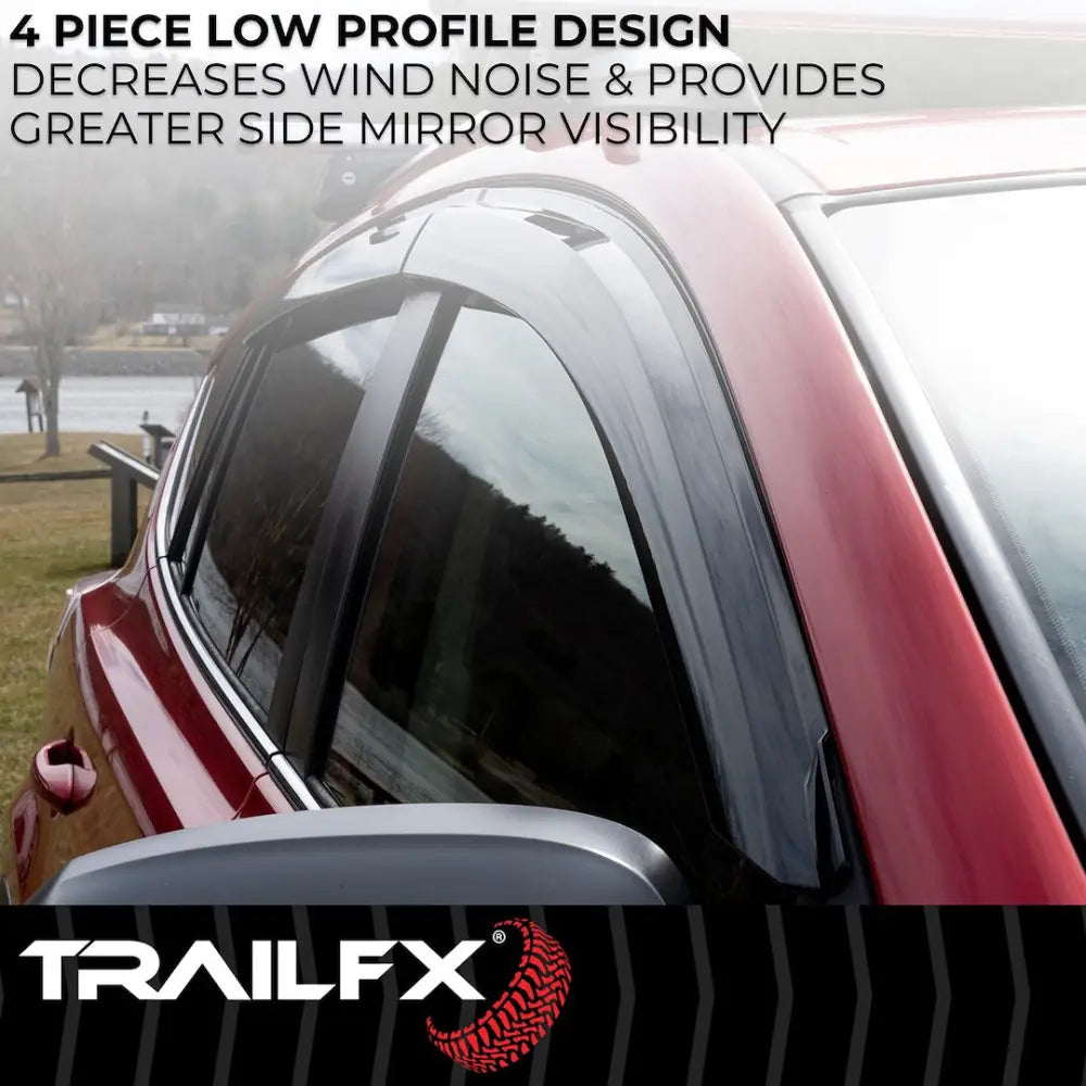 Trailfx Limited Lifetime Warranty Rainguard 4902H - Window Vent Rogue 21-25 4PC