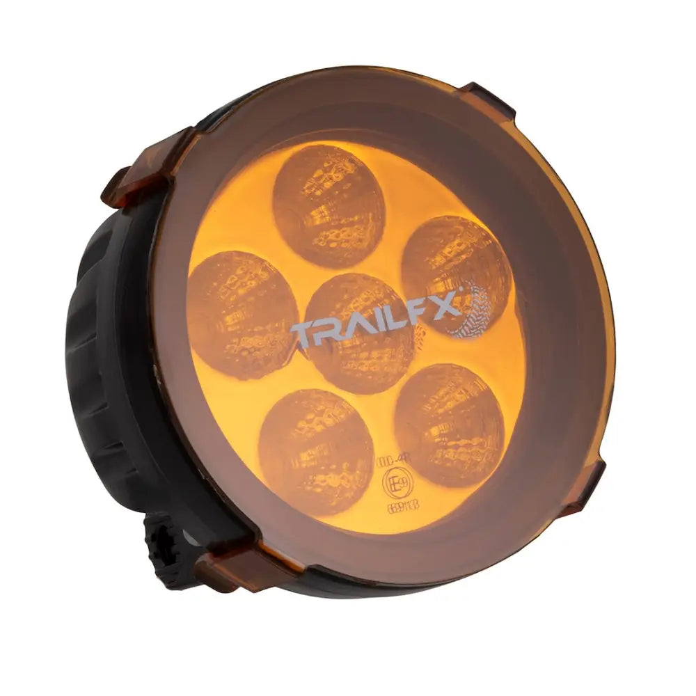 Trailfx Limited Lifetime Warranty Work Light 3RNDF1 - 3IN Rnd 6X3W FL Sgl BK Ambr CV