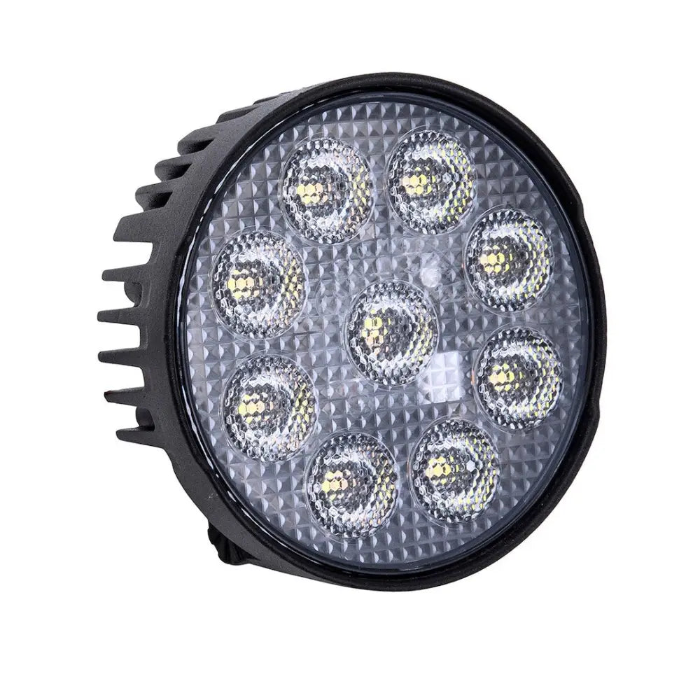 Trailfx Limited Lifetime Warranty Work Light 4Rndwlamf1 - White 4IN Rnd 9X5W FL Sgl Ambr Flsh