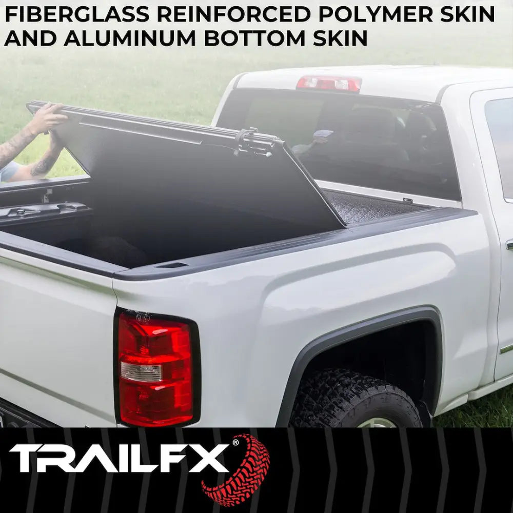 Trailfx Lockable Using Tailgate Handle Lock Tonneau Cover TFX1534 - Standard BI-Fold COL CAN