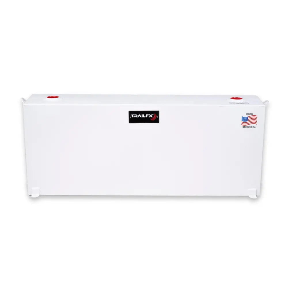 Trailfx Made In The USA Liquid Transfer Tank 21040SW - White 37 Gal Steel Rectangle
