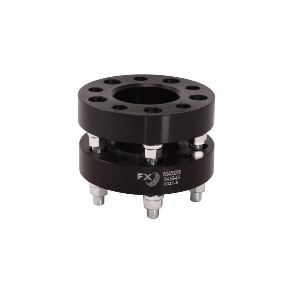 Trailfx Limited Lifetime Warranty Wheel Spacer W545005HC - Black Hub Cent Whl Spcr 5X4.5 Jeep