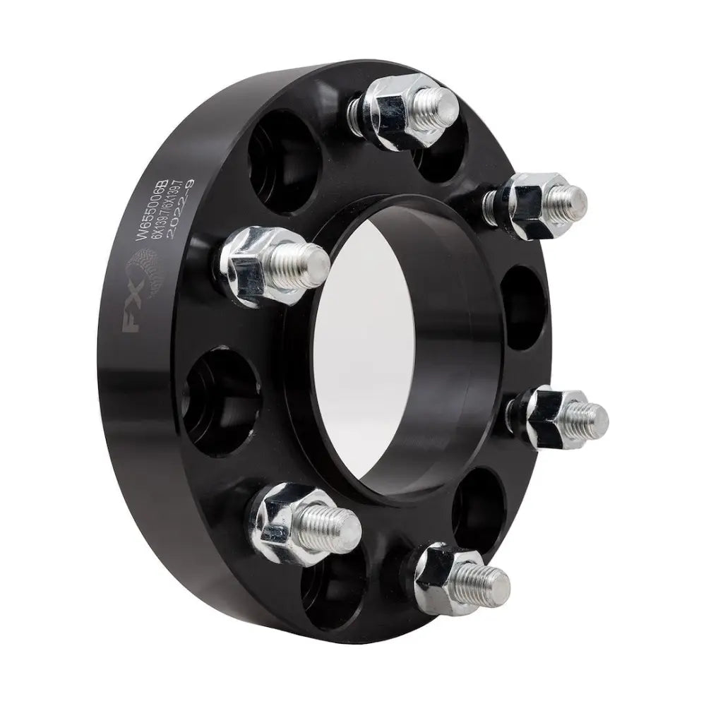Trailfx Limited Lifetime Warranty Wheel Spacer W655006HC - Black Hub Cent Spcr 6X5.5 12X1.5 Ford