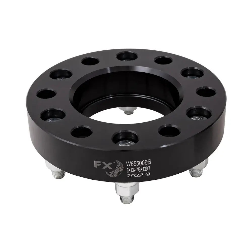 Trailfx Limited Lifetime Warranty Wheel Spacer W655006HC - Black Hub Cent Spcr 6X5.5 12X1.5 Ford