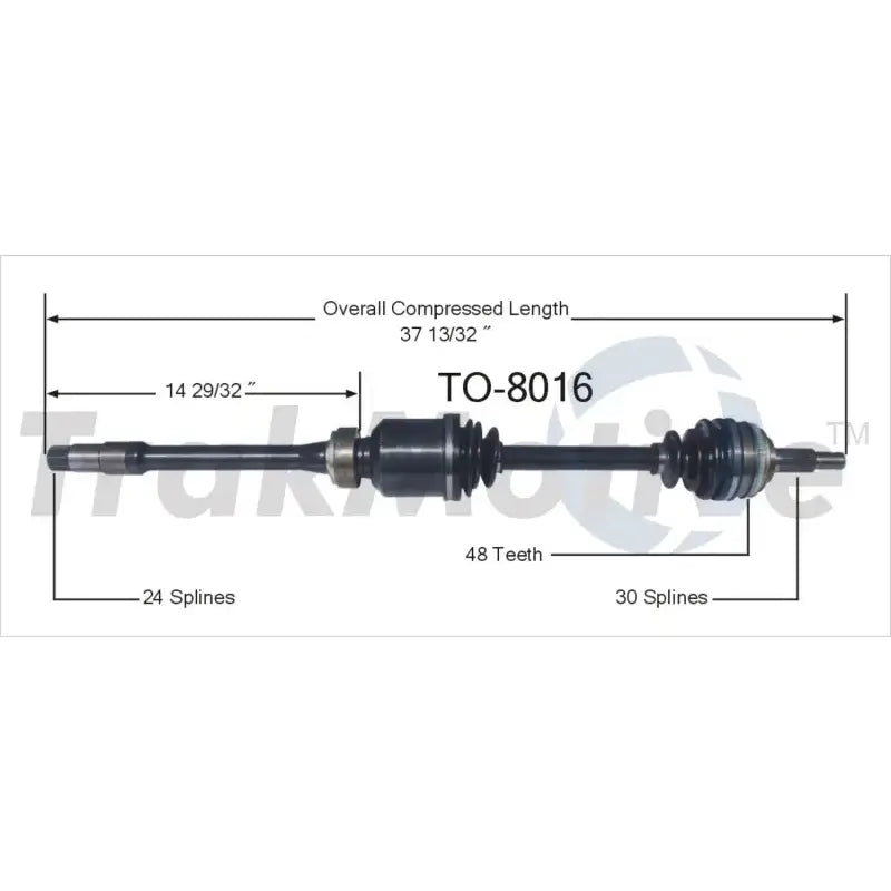 TO-8016 CV Axle Shaft