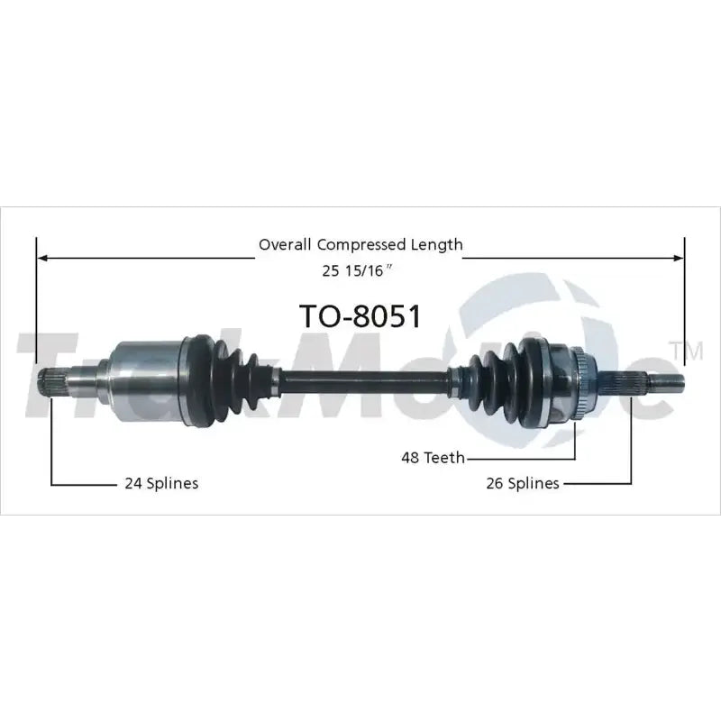 TO-8051 CV Axle Shaft