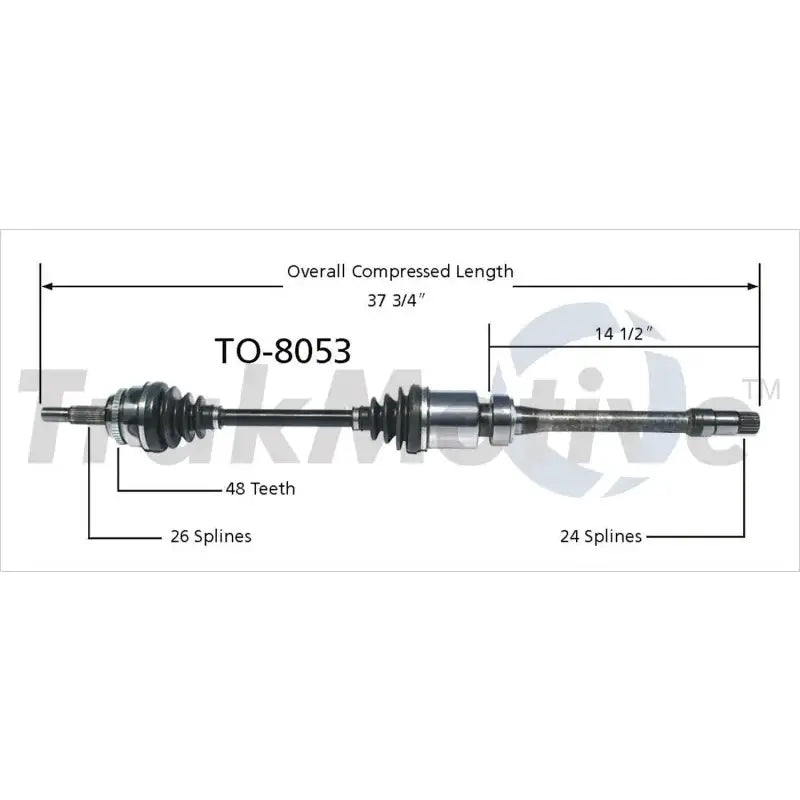TO-8053 CV Axle Shaft