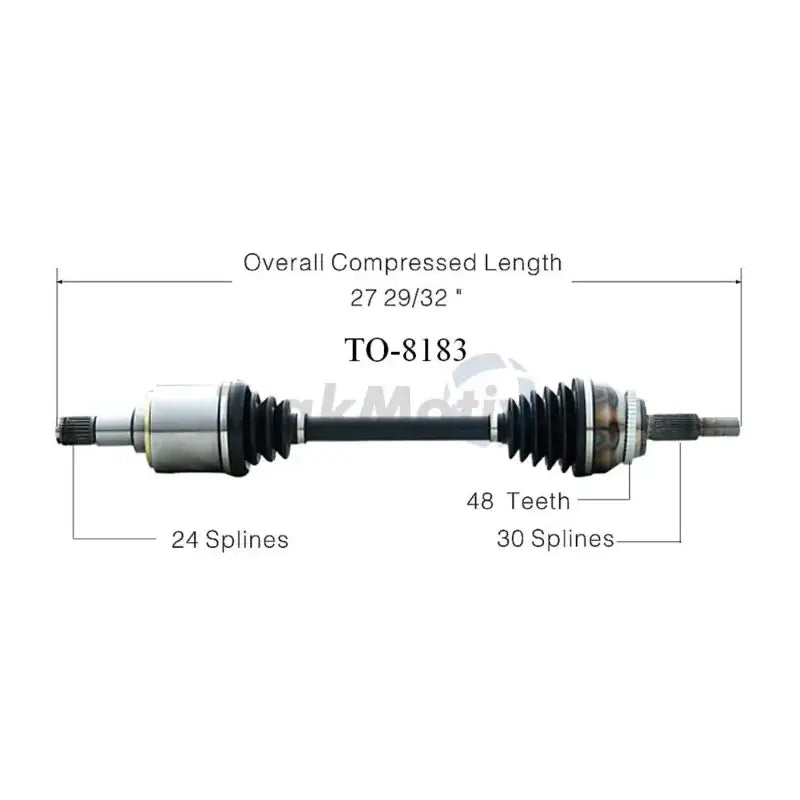 TO-8183 CV Axle Shaft