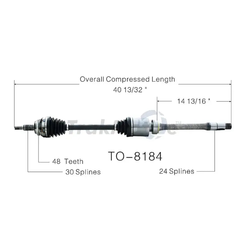 TO-8184 CV Axle Shaft