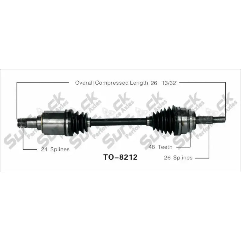 TO-8212 CV Axle Shaft
