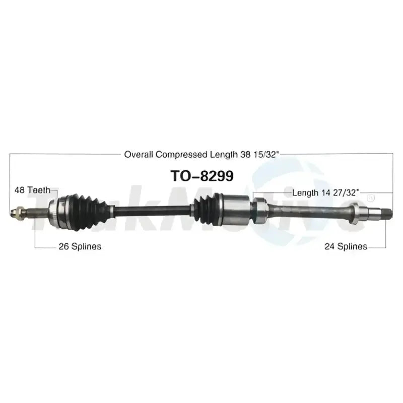 TO-8299 CV Axle Shaft