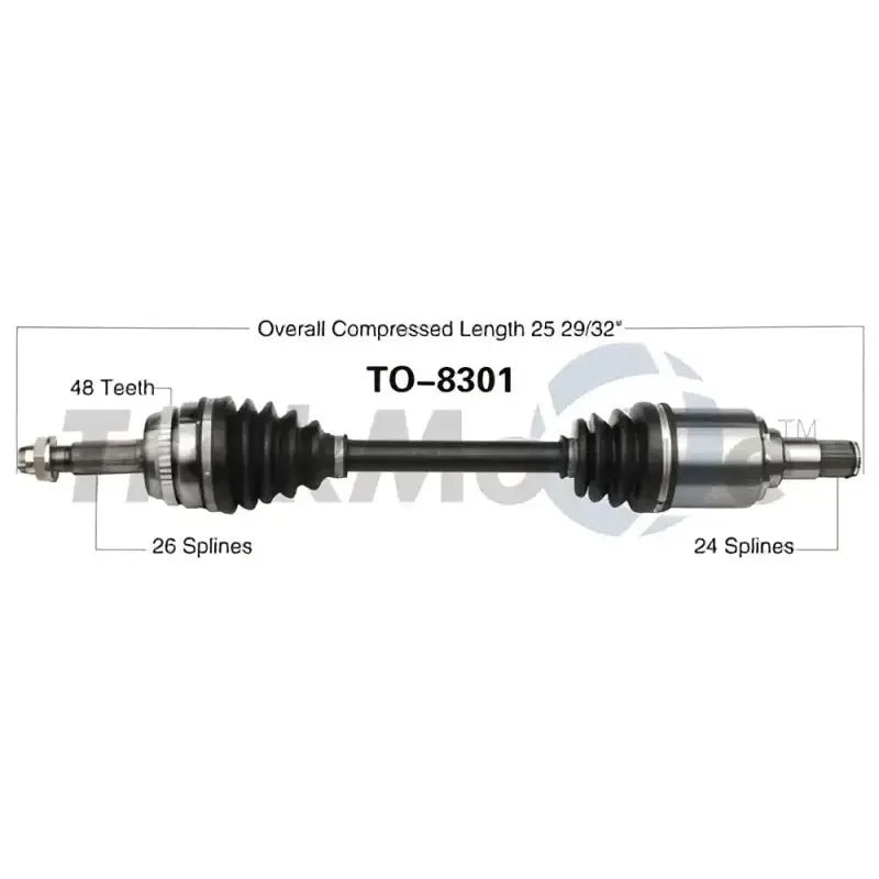 TO-8301 CV Axle Shaft