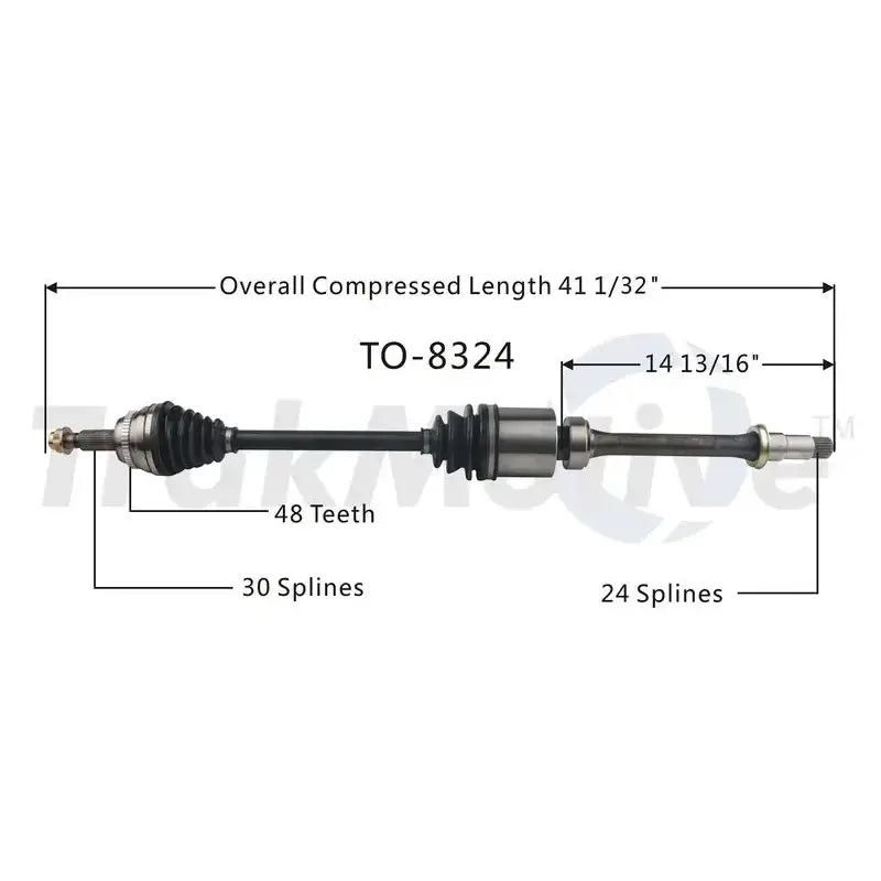 TO-8324 CV Axle Shaft