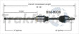 BM-8008 CV Axle Shaft