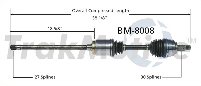 BM-8008 CV Axle Shaft