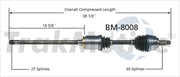 BM-8008 CV Axle Shaft
