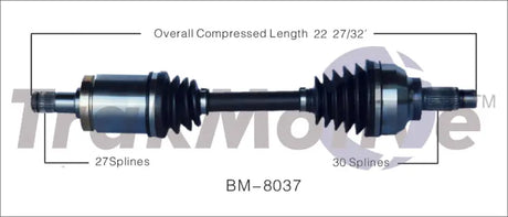 BM-8037 CV Axle Shaft