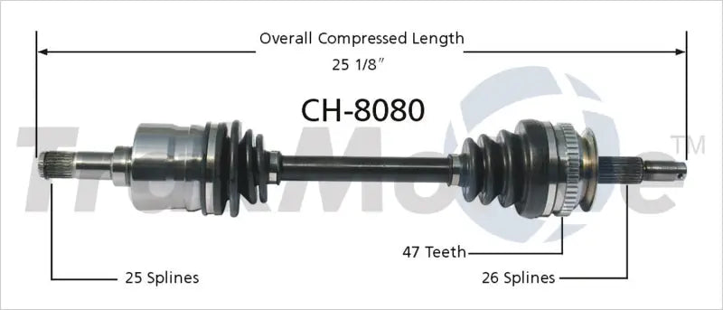 CH-8080 CV Axle Shaft